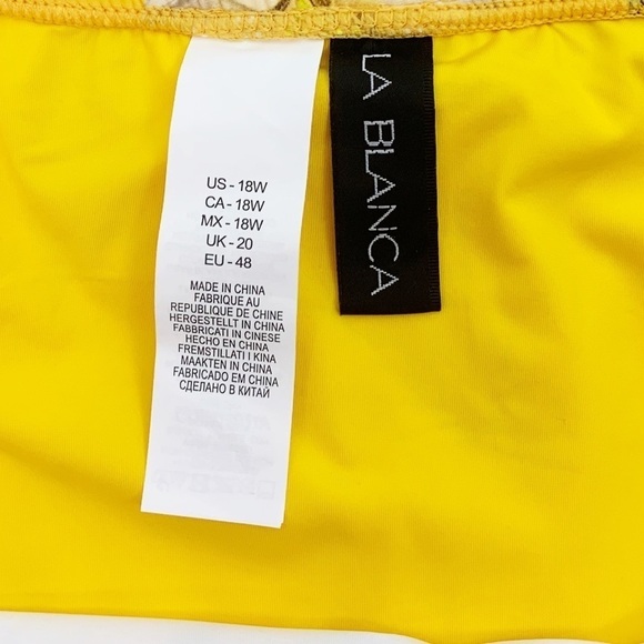 NWT La Blanca Marigold Bella Fiore Floral Print Swim Skirt - Picture 4 of 6